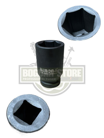 Cheie Tubulara de Impact BEBONA – 34mm - CR-MO - 3/4"