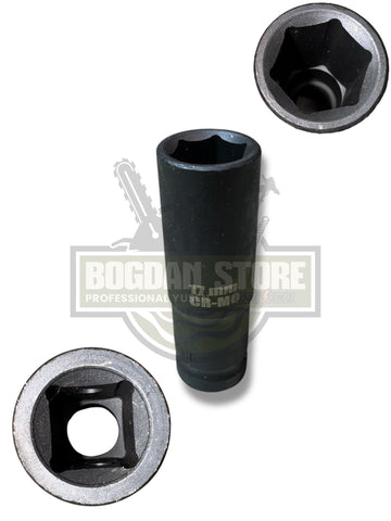 Cheie Tubulara de Impact Adanca – 17mm - CR-MO - 1/2"