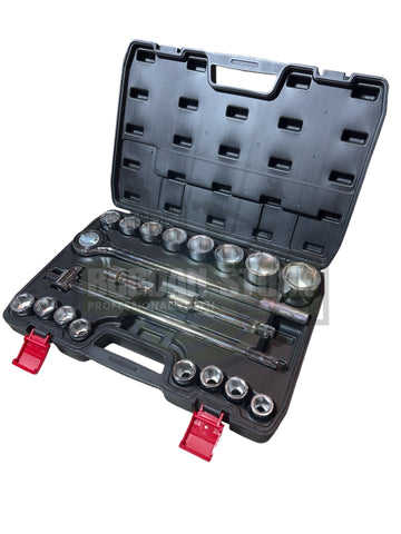Set Chei Tubulare CR-V – 3/4", 21 Piese