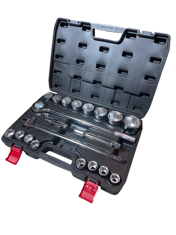 Set Chei Tubulare CR-V – 3/4", 21 Piese