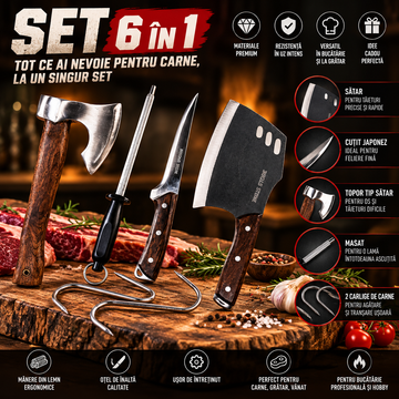 Set Macelarie Bogdan Store, Topor Satar, Cutit Japonez, Satar, Masat, Carlige