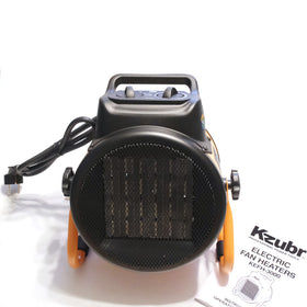 Aeroterma electrica Kzubr KEFH-2000 K11121, 2KW/2000W, 3 trepte putere, Flux de aer 250 m³/h, Termostat - 0