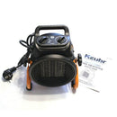 Aeroterma electrica Kzubr KEFH-3000 K11122, 3KW/3000W, 3 trepte putere, Flux de aer 365 m³/h, Termostat-3