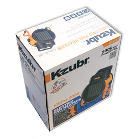 Aeroterma electrica Kzubr KEFH-2000 K11121, 2KW/2000W, 3 trepte putere, Flux de aer 250 m³/h, Termostat