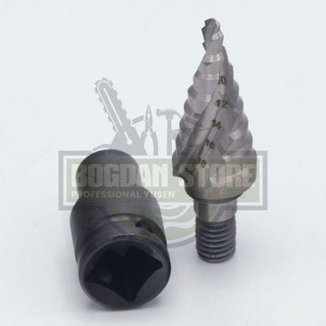 BURGHIU CONIC IN TREPTE, 4 – 20MM, PENTRU MASINA GAURIT CU IMPACT