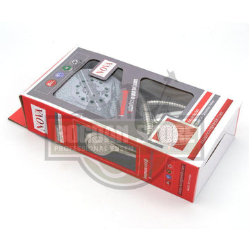 Set de dus de inalta presiune, Furtun 1.5 m, Suport montare perete, Multifunctional NOVA
