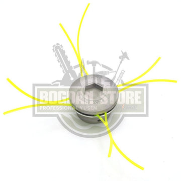 CAP TAMBUR / MOSOR MOTOCOASA CU FIR DIN ALUMINIU TIP CIUPERCA, MANUAL, M10X1.25