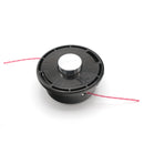 CAP TAMBUR / MOSOR MOTOCOASA CU FIR RASUCIT, BUTON DIN ALUMINIU CU RULMENT, M10X1.25-1