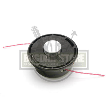 CAP TAMBUR / MOSOR MOTOCOASA CU FIR RASUCIT, BUTON DIN ALUMINIU CU RULMENT, M10X1.25