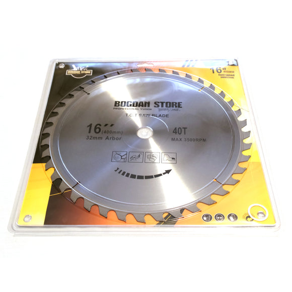 Disc circular pentru lemn 40T, 400 X 32 mm BOGDAN STORE