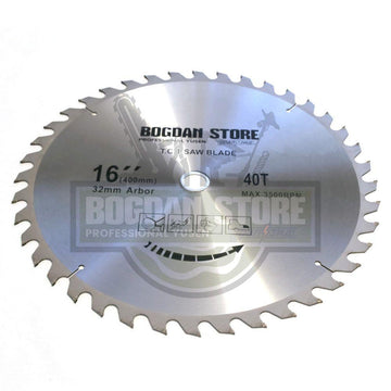 Disc circular pentru lemn 40T, 400 X 32 mm BOGDAN STORE - SWAT