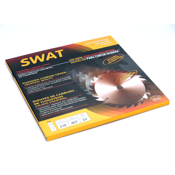 Disc taiere lemn 230 x 22.2 mm 40t vidia SWAT