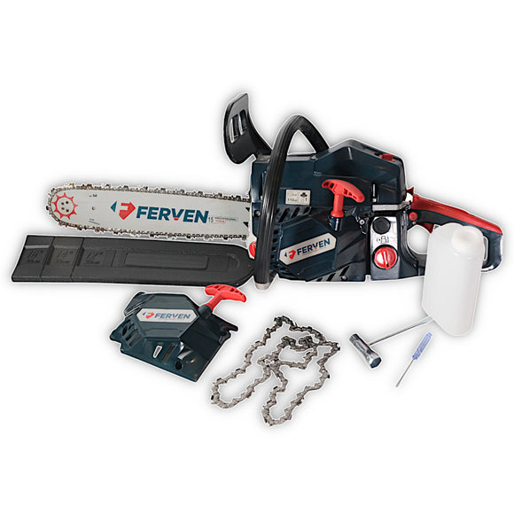 Motofierastrau (drujba) Ferven FE-5800, 4CP/3KW, 58CC, BONUS DEMAROR CADOU +2 LANTURI