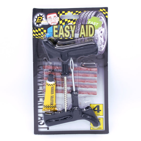 Kit reparatie pana auto, vulcanizare anvelopa cu maner ergonomic
