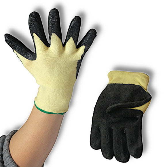 Manusi gradinarit de dama galbene