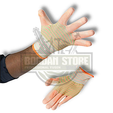 Manusi gradinarit de dama roz-verde