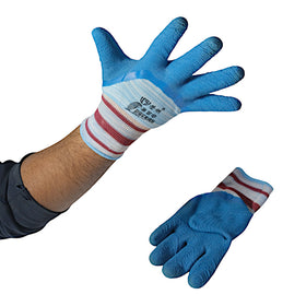 Manusi poliester izolatie albastru