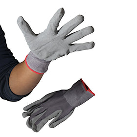 Manusi poliester subtiri gri