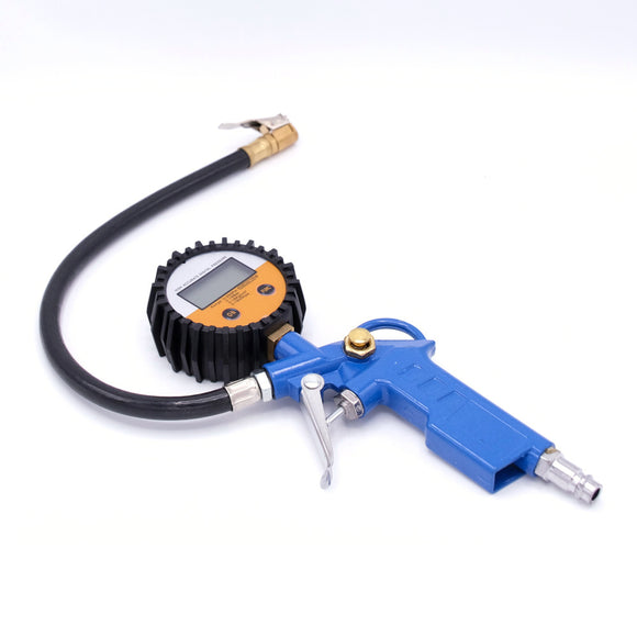 Pistol de aer cu afisaj electronic albastru