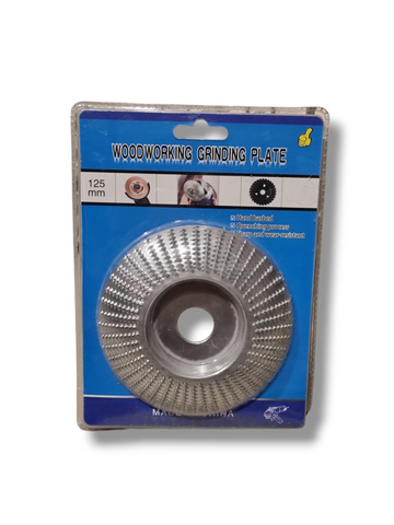Disc Răzătoare pentru Lemn 125 x 22.23mm, Profil Tip Oală (Adâncit) - 0