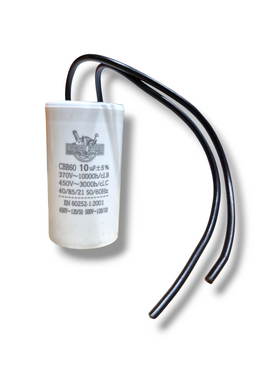 Condensator Motor CBB60 – 10uF, 450VAC, cu Cabluri Integrate