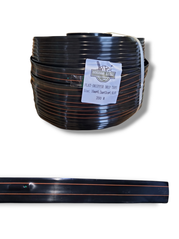 Bandă de Picurare Ø16 mm x 0.2 cm x 20 cm x 1.6 L/H   Rola 200M
