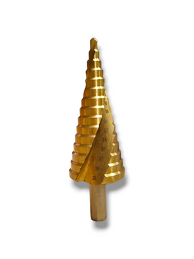 Burghiu conic in Trepte HSS 4-32 mm, Canal Spiralat