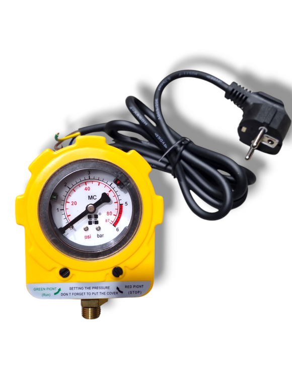 Presostat Electronic (Fotocelula) Automatizare Pompa – 2.2 kW cu Manometru