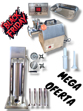 [BLACKFRIDAY] PACHET PROMO: CARNATAR 7L CALITATE SUPERIOARA + MASINA DE TOCAT CARNE MK12 PROFESIONALA