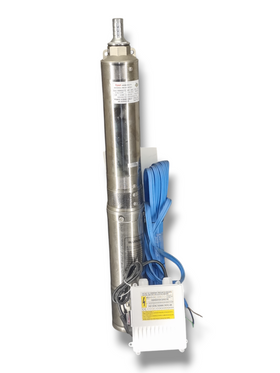 Pompă Submersibilă 4SSM2/8-0.75 – Motor 1800W, Debit 3.3 m³/h, Înălțime Pompare 60m Cu Panou de Control