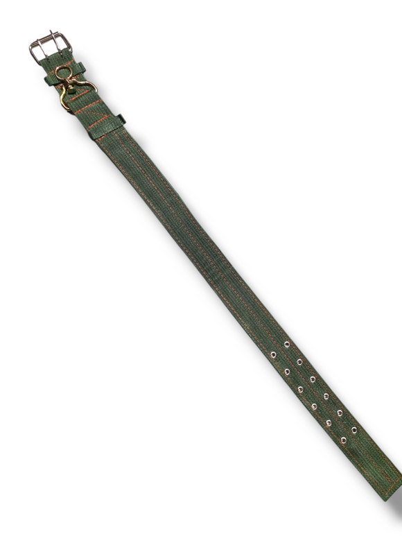 Curea de Câine Verde – 90 cm Lungime x 5 cm Lățime