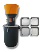Moara Electrica de Macinat Verticala (Uruitor) – 4 Site (2-8 mm)- 50L-1