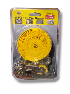 Chingă cu Clichet Galbenă 4.6m x 25mm