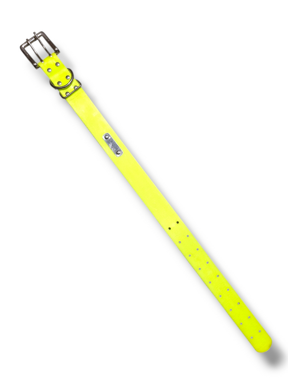 Curea de Câine Fosforescentă – 73 cm Lungime x 3,5 cm Lățime