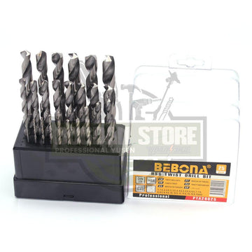 Set burghie pentru metal BEBONA, 1-13mm