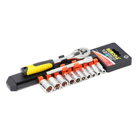 Set cheie clichet cu tubulare BEBONA - 12 Piese - 1/4"