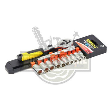 Set cheie clichet cu tubulare BEBONA - 12 Piese - 1/4"