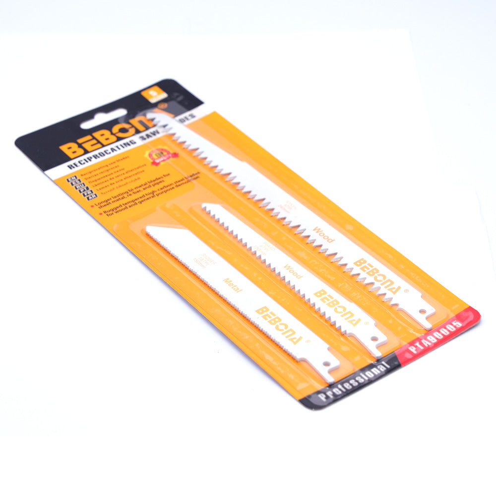 Set 5 panze fierastrau pentru metal si lemn tip sabie, BEBONA
