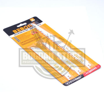 Set 5 panze fierastrau pentru metal si lemn tip sabie, BEBONA